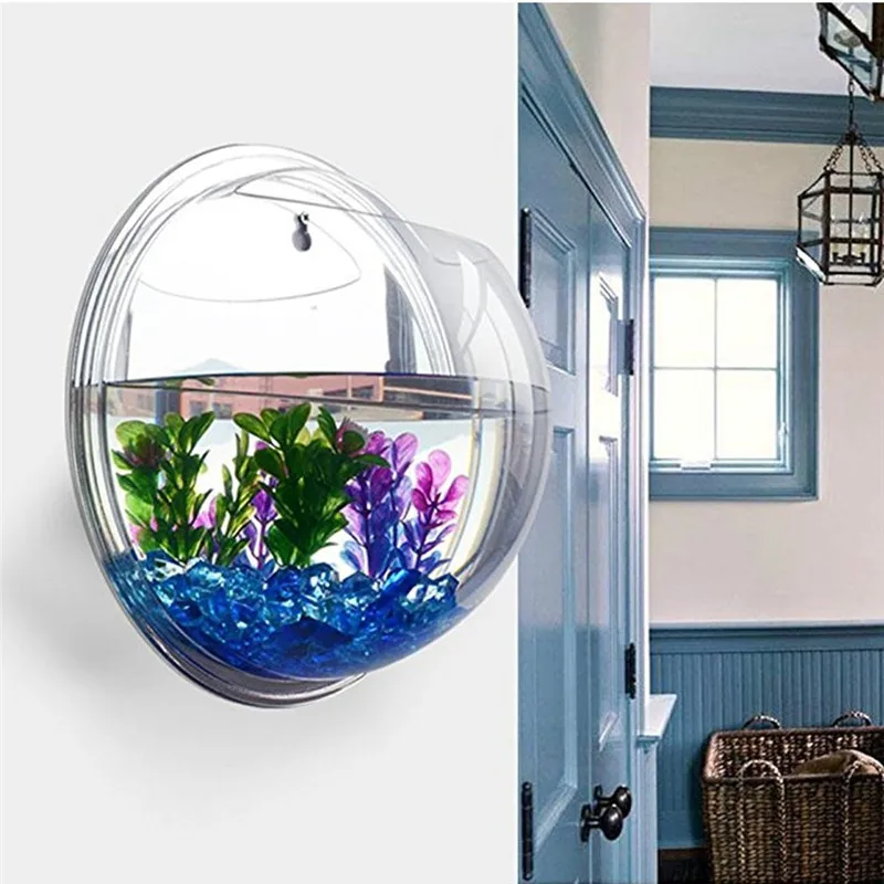 Florist Supply Vases - وعاء أكريليك معلق على الحائط لحوض
