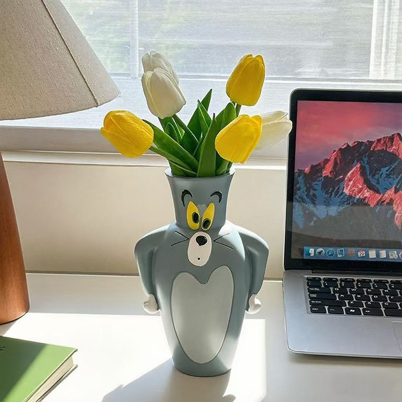 Florist Supply Vases - مزهرية كرتونية جديدة على شكل توم