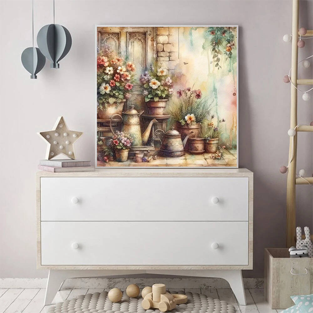 موموارت الدب الماس الفسيفساء ا - مراجعة Florist Supply Vases وسعره