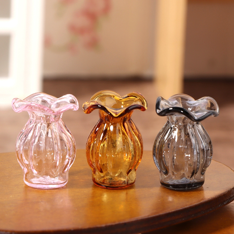 إناء زجاجي مصغر لبيت الدمية ،  - مراجعة Florist Supply Vases وسعره